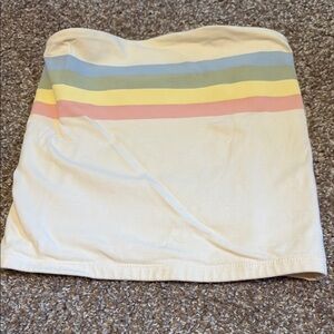 American Eagle Outfitters Cream Tube Top